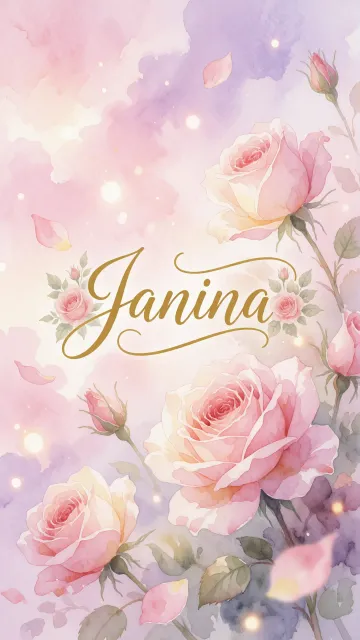 Janina - Rosas de Acuarela Mágica