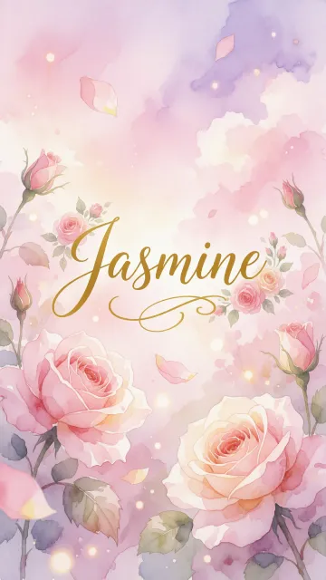 Jasmine - Rosas de Acuarela Mágica