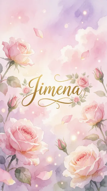 Jimena - Rosas de Acuarela Mágica