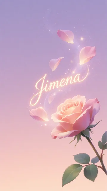 Jimena - Rosa Etérea Iluminada