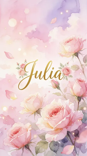 Julia - Rosas de Acuarela Mágica