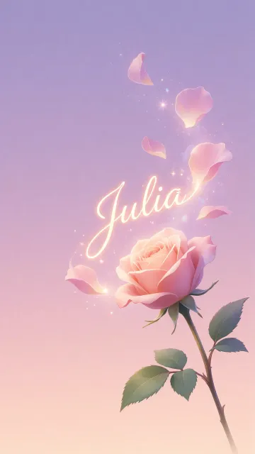 Julia - Rosa Etérea Iluminada