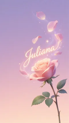 Juliana - Rosa Etérea Iluminada