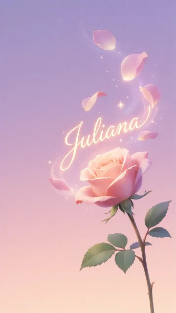 Juliana - Rosa Etérea Iluminada