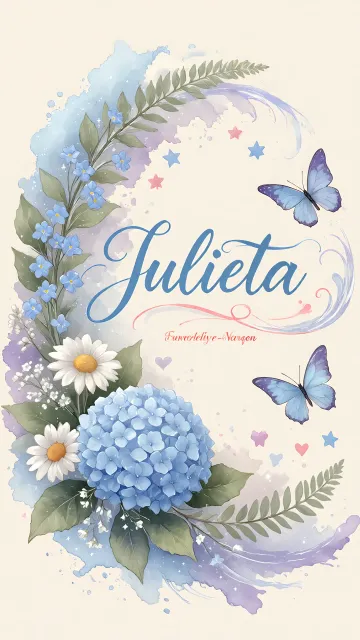 Julieta - Jardín de Hortensias