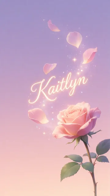 Kaitlyn - Rosa Etérea Iluminada