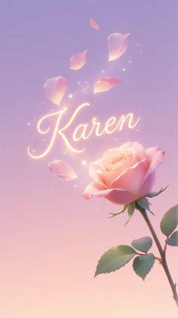 Karen - Rosa Etérea Iluminada