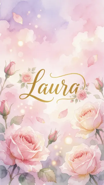 Laura - Rosas de Acuarela Mágica