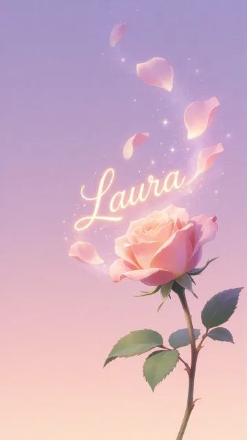 Laura - Rosa Etérea Iluminada
