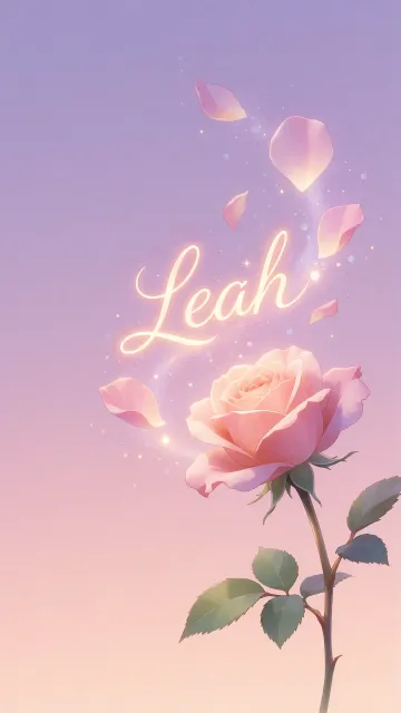 Leah - Rosa Etérea Iluminada