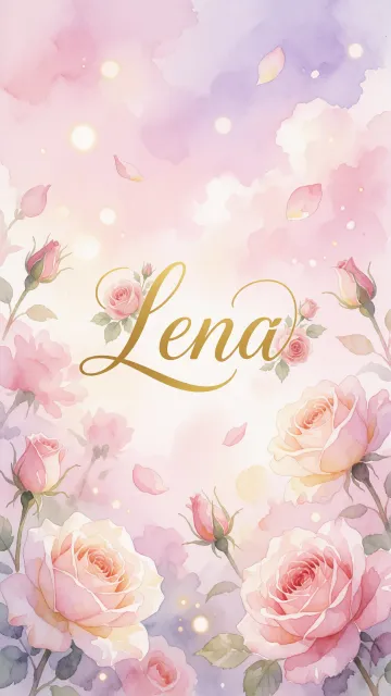 Lena - Rosas de Acuarela Mágica