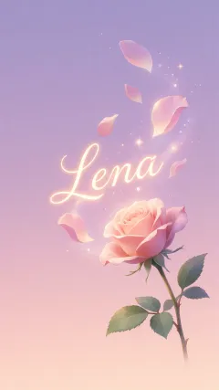 Lena - Rosa Etérea Iluminada