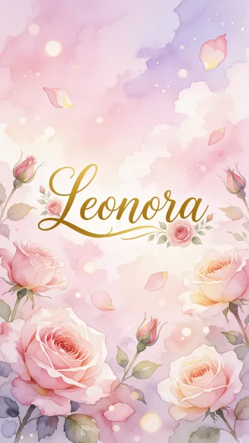 Leonora - Rosas de Acuarela Mágica