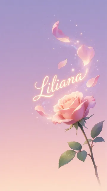 Liliana - Rosa Etérea Iluminada