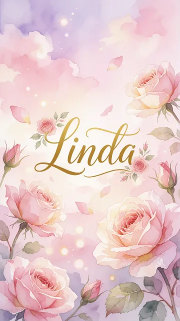 Linda - Rosas de Acuarela Mágica