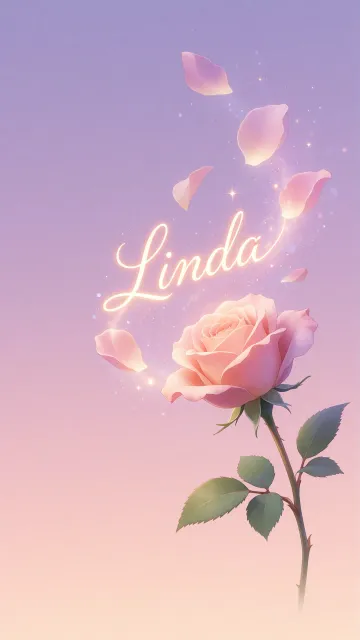 Linda - Rosa Etérea Iluminada