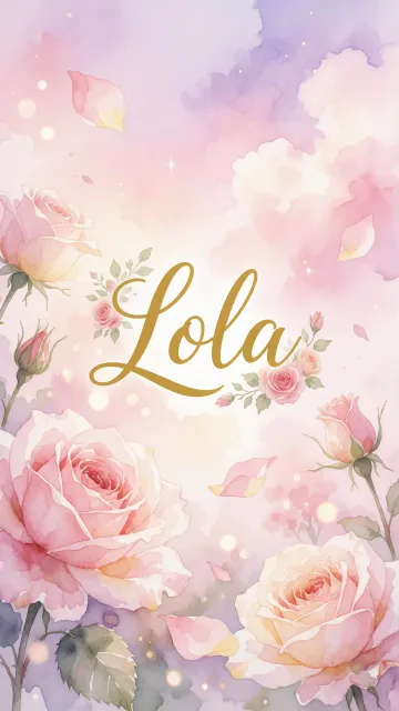 Lola - Rosas de Acuarela Mágica