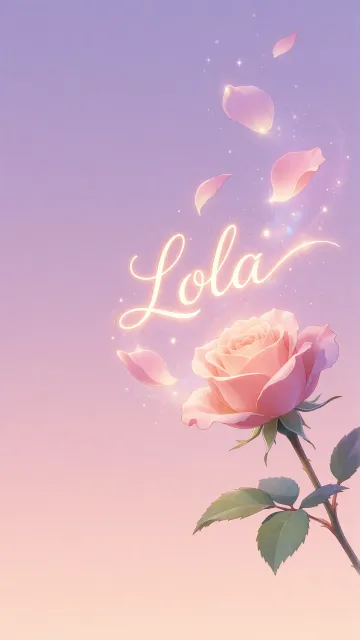 Lola - Rosa Etérea Iluminada