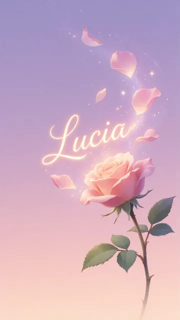 Lucia - Rosa Etérea Iluminada