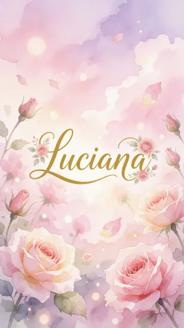 Luciana - Rosas de Acuarela Mágica