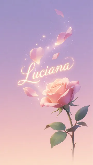Luciana - Rosa Etérea Iluminada