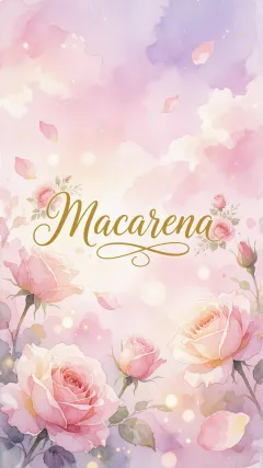 Macarena - Rosas de Acuarela Mágica