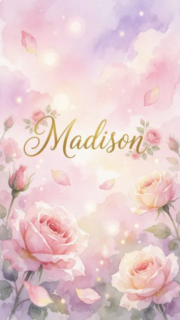 Madison - Rosas de Acuarela Mágica