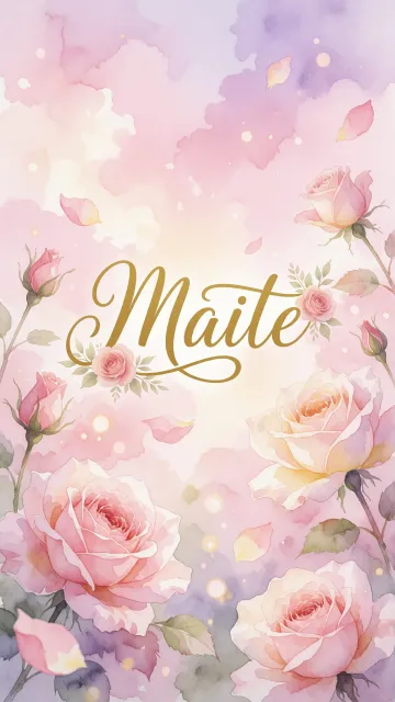 Maite - Rosas de Acuarela Mágica