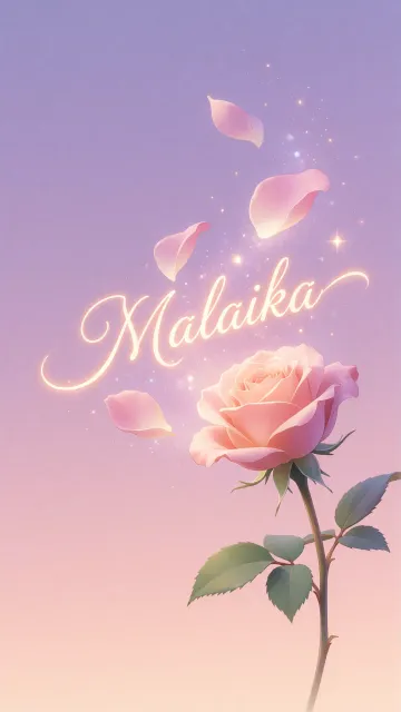 Malaika - Rosa Etérea Iluminada