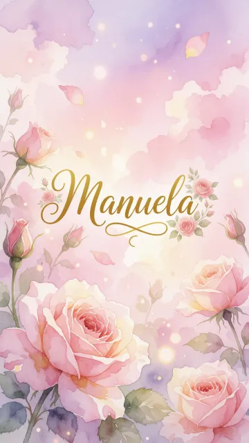 Manuela - Rosas de Acuarela Mágica