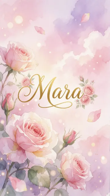 Mara - Rosas de Acuarela Mágica