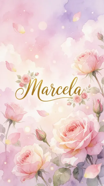 Marcela - Rosas de Acuarela Mágica