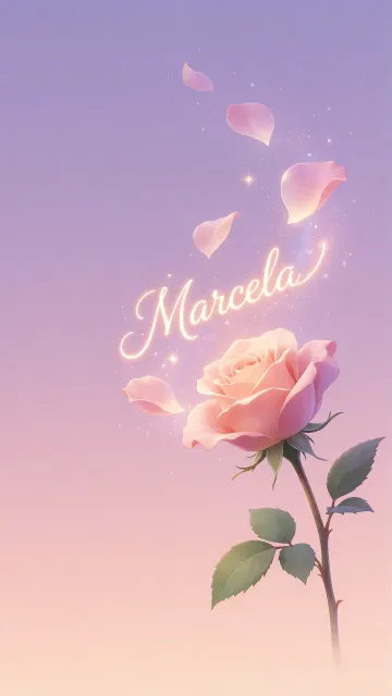 Marcela - Rosa Etérea Iluminada