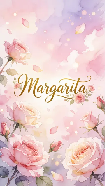 Margarita - Rosas de Acuarela Mágica