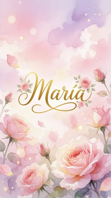 Maria - Rosas de Acuarela Mágica