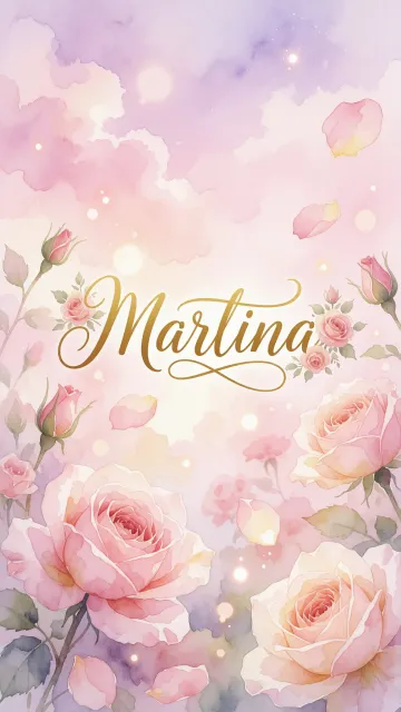Martina - Rosas de Acuarela Mágica