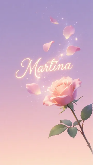 Martina - Rosa Etérea Iluminada
