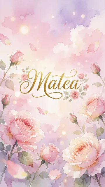 Matea - Rosas de Acuarela Mágica