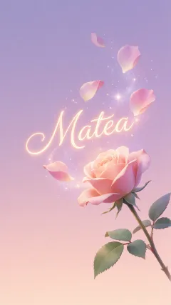 Matea - Rosa Etérea Iluminada