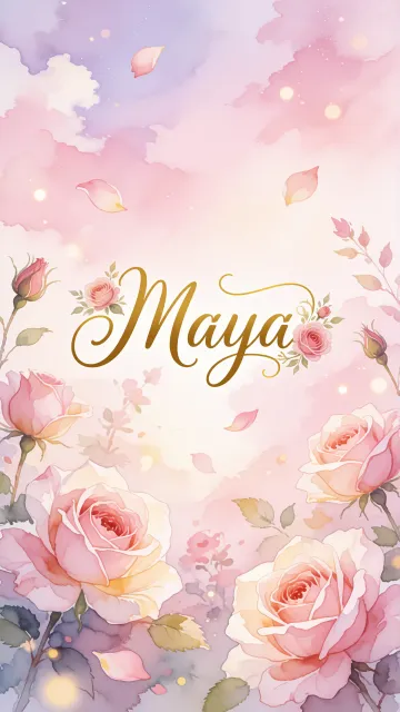 Maya - Rosas de Acuarela Mágica
