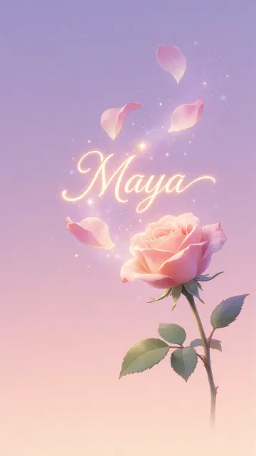 Maya - Rosa Etérea Iluminada