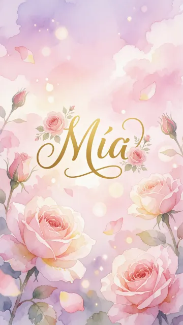 Mia - Rosas de Acuarela Mágica