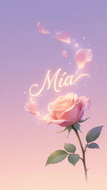 Mia - Rosa Etérea Iluminada
