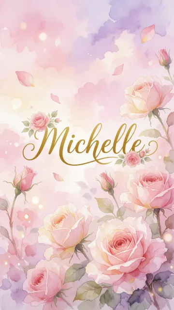Michelle - Rosas de Acuarela Mágica