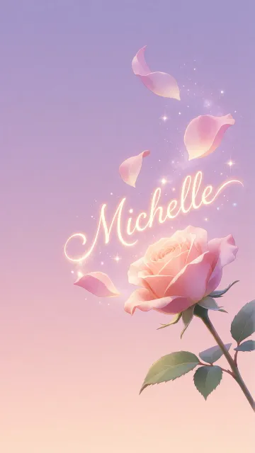 Michelle - Rosa Etérea Iluminada