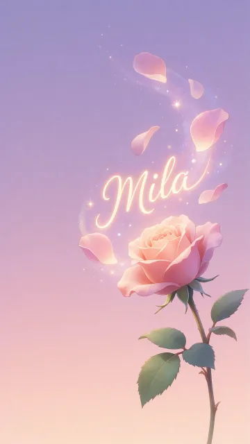 Mila - Rosa Etérea Iluminada