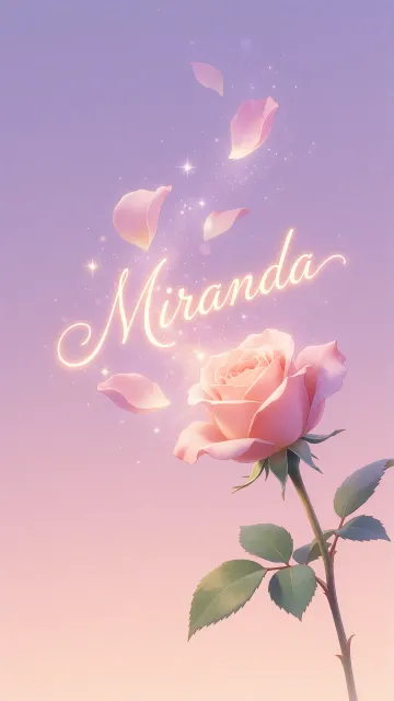 Miranda - Rosa Etérea Iluminada