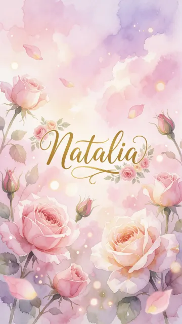 Natalia - Rosas de Acuarela Mágica