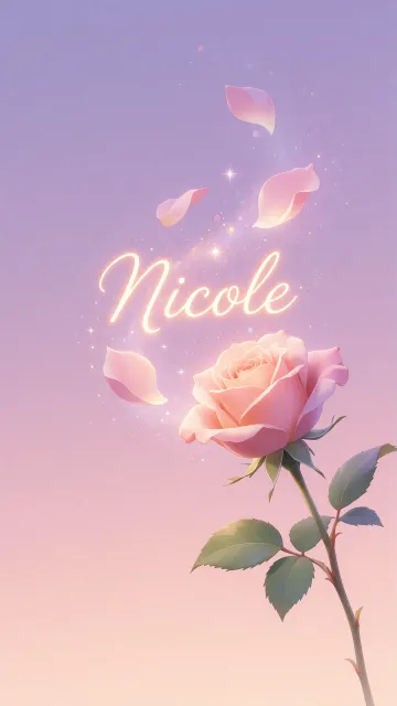 Nicole - Rosa Etérea Iluminada