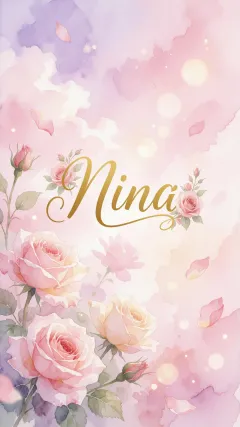 Nina - Rosas de Acuarela Mágica